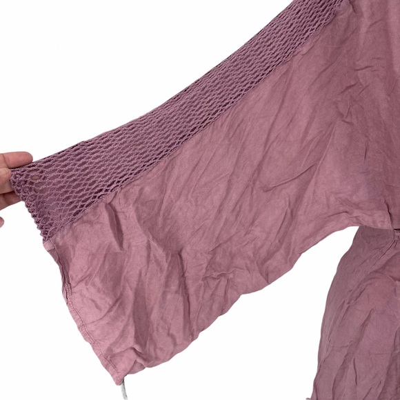 NWOT Raviya Mauve Bell Sleeve Swim Coverup - K43 - Picture 4 of 8